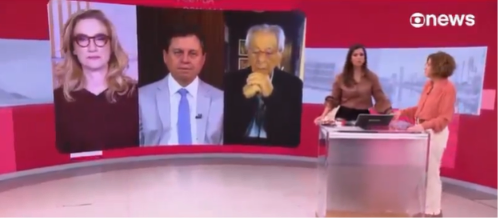 Miriam Leitão passa mal ao vivo na GloboNews e preocupa colegas