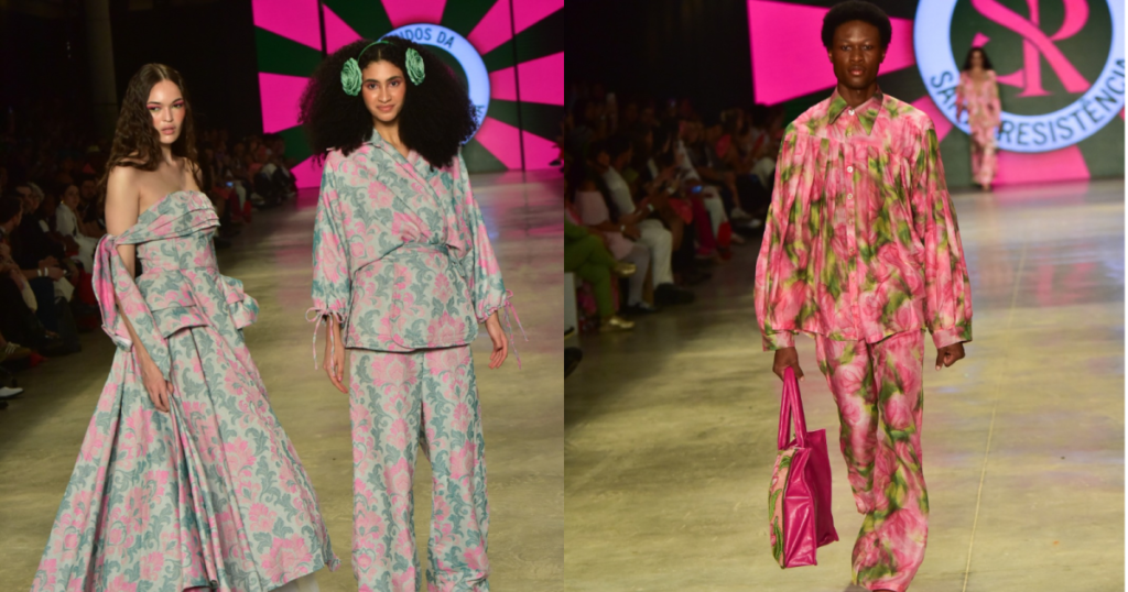 Santa Resistência homenageia Mangueira no SPFW com desfile vibrante