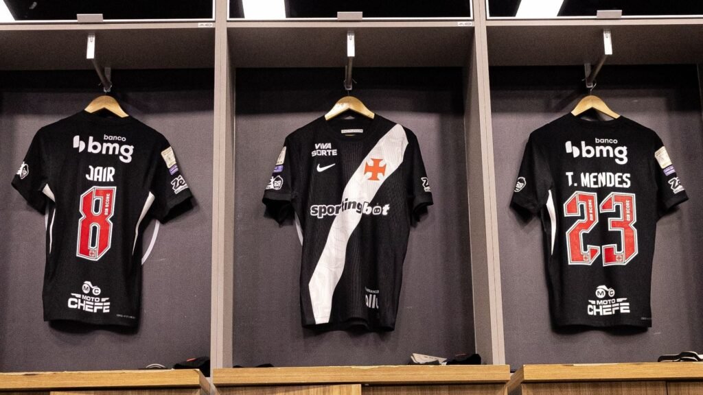 Vasco troca patrocínio máster por site de IA em clássico contra Flamengo