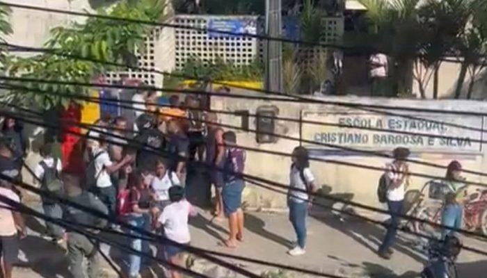 Ataque em escola estadual deixou alunas feridas em Barreiros - REPRODUÇÃO