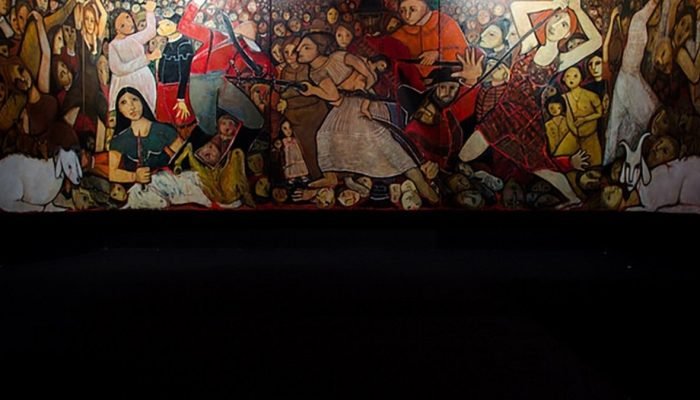 Quadro de Teresa Costa Rego é uma homenagem às mulheres de Tejucupapo - DIVULGAÇÃO