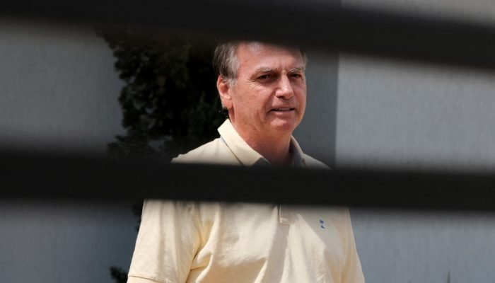 Ex-presidente Jair Bolsonaro em sua casa em Brasília onde cumpriu prisão domiciliar 03/09/2025 ...