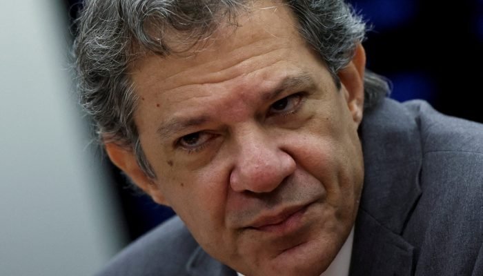 O Ministro da Fazenda do Brasil, Fernando Haddad, participa de uma reunião da Comissão de Agric...