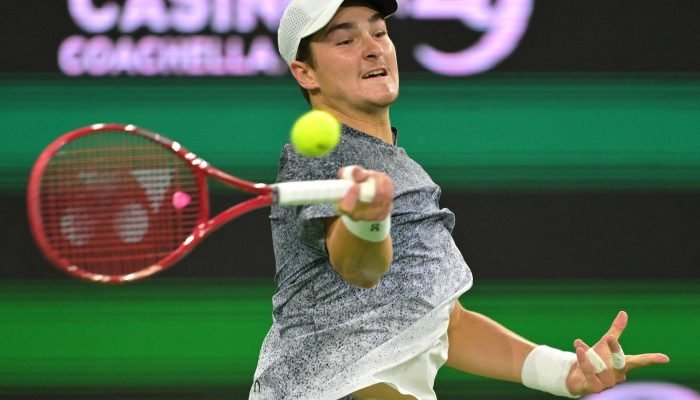 João Fonseca em Indian Wells 10/3/2026 Jayne Kamin-Oncea-Imagn Images