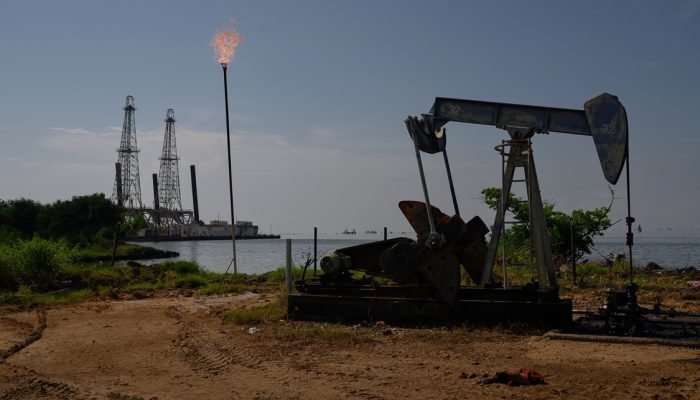 Uma bomba de petróleo em Cabimas, estado de Zulia, Venezuela (Bloomberg)