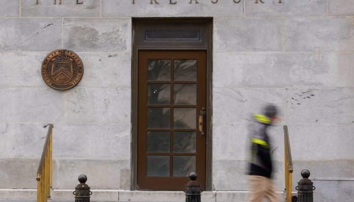O Departamento do Tesouro dos EUA em Washington, DC, EUA, na sexta-feira, 2 de janeiro de 2026. (...