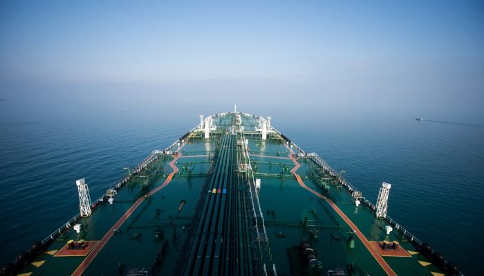 Um navio-tanque de petróleo bruto (Foto: Ali Mohammadi/Bloomberg)