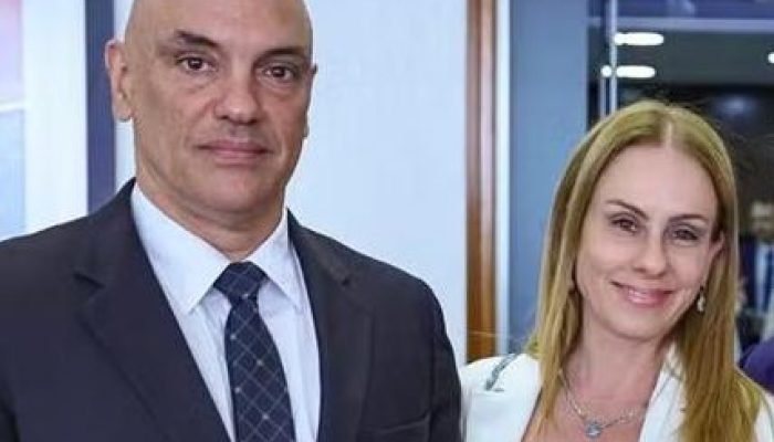 O ministro Alexandre de Moraes e Viviane Barci de Moraes — Foto: Ricardo Stuckert/PR