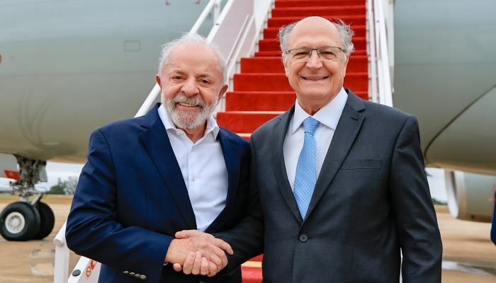 Presidente da República, Luiz Inácio Lula da Silva, e Vice-Presidente da República, Geraldo Al...