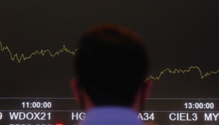 Painel de cotações da B3 em São Paulo -19/10/2021 (Foto: REUTERS/Amanda Perobelli)