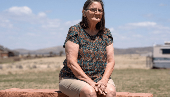 Joyce Kenney em Prescott Valley, Arizona 14/5/2025 REUTERS/Rebecca Noble