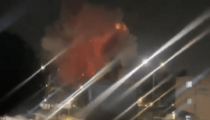 Ataque do Irã em Dimona, Israel (Reprodução: Redes Sociais)