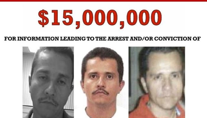 Cartaz de procurado de "El Mencho" no DEA dos Estados Unidos (Foto: Reprodução)