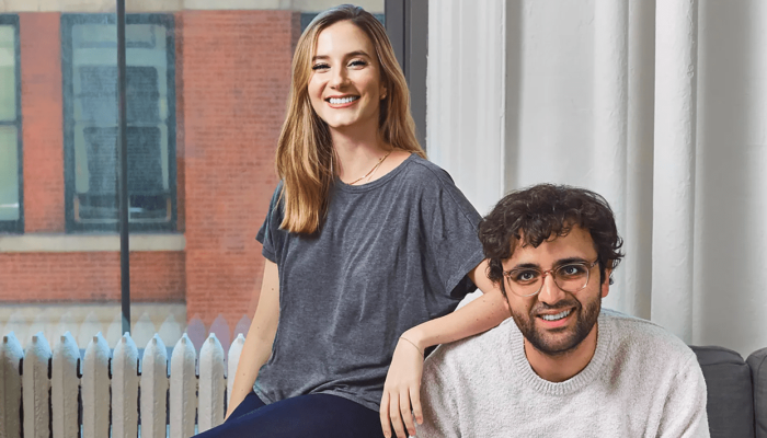 Luana Lopes Lara e Tarek Monsour, fundadores da Kalshi. Foto: Kalshi/Divulgação