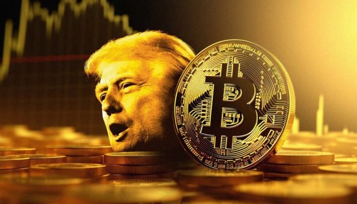 Trump e bitcoin (Stock Adobe/Montagem IM - Leo Albertino)