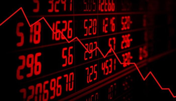 Ações em queda (Crédito: Shutterstock)