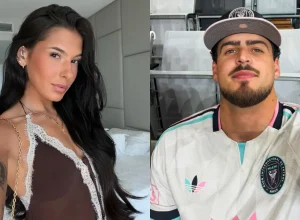 Ana Castela e Jon Vlogs são flagrados em clima de romance na Disney