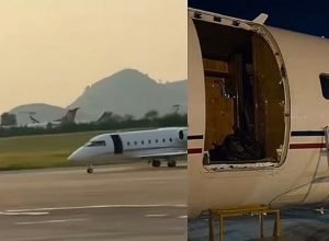Avião perde porta em voo na Nigéria e faz pouso de emergência