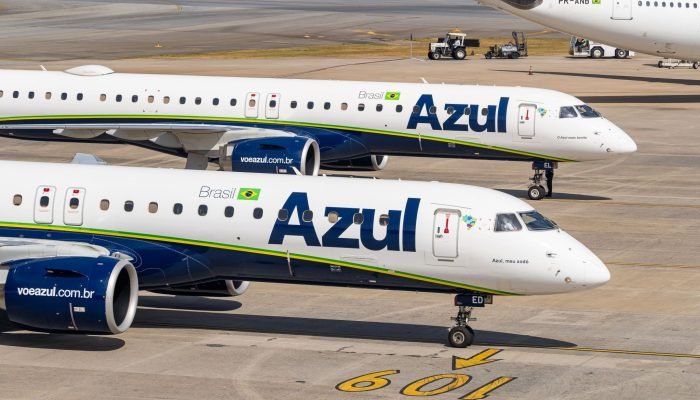 Aeronaves da Azul (Foto: Reprodução da redes sociais)