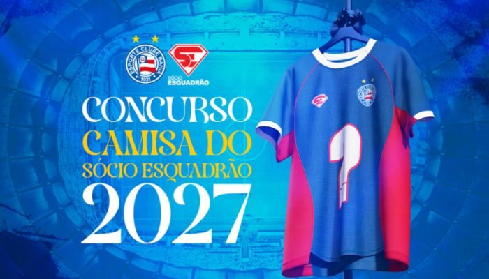 Bahia lança concurso para criação de camisa de 2027