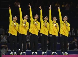 Brasil faz história com ouro inédito no Mundial de ginástica rítmica
