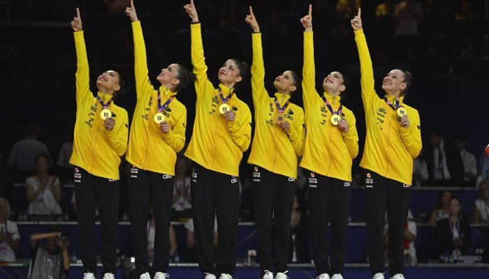 Brasil faz história com ouro inédito no Mundial de ginástica rítmica