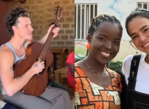 Bruna Marquezine e Shawn Mendes participam de ação social em Angola