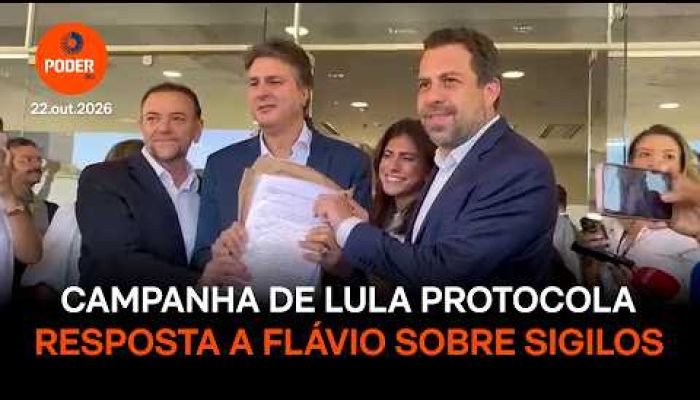 Campanha de Lula protocola resposta a Flávio Bolsonaro no TSE