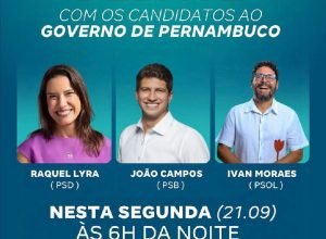 Candidatos ao governo de Pernambuco debatem na TV Guararapes