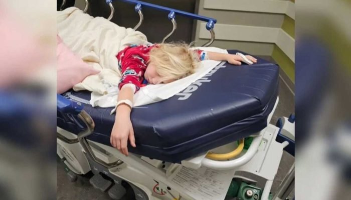 Menina de 8 anos que foi hospitalizada por usar caneta emagrecedora.