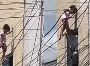 Criança é resgatada de fios elétricos por policial em Alagoas