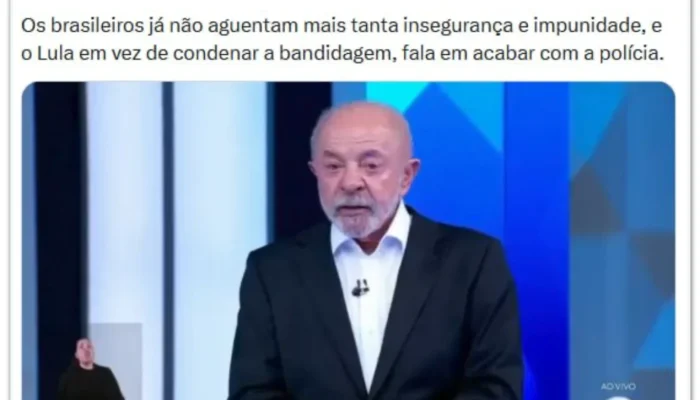Declaração de Lula sobre polícia gera críticas da oposição