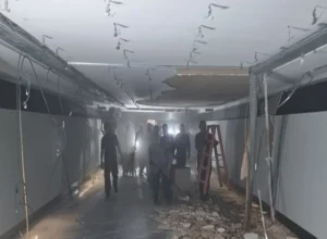 Desabamento no Túnel do Tempo da Câmara dos Deputados