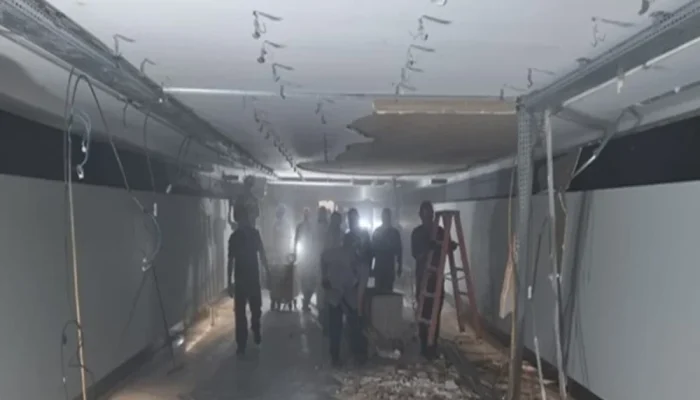 Desabamento no Túnel do Tempo da Câmara dos Deputados