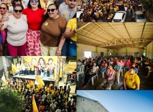 Eliane Soares dá pontapé inicial na campanha e arrasta multidões em agenda no primeiro dia de campanha