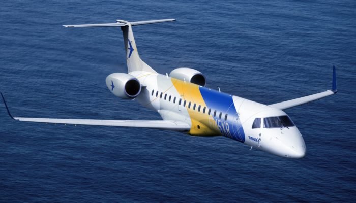 ERJ-145. Foto: Embraer/Divulgação
