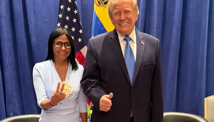 Encontro entre Trump e Delcy Rodríguez marca nova fase nas relações Eua-venezuela