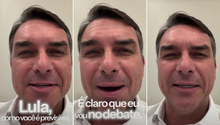 Flávio Bolsonaro confirma presença em debate após decisão de Lula