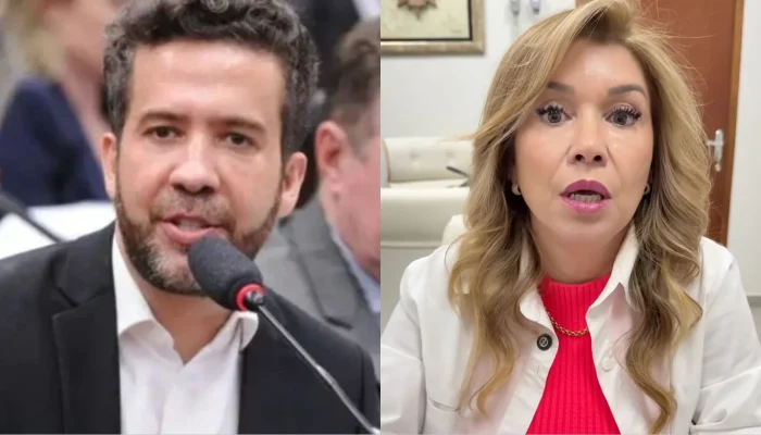 Flávio Bolsonaro convida ex-parceira de Janones para debate presidencial