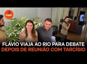Flávio Bolsonaro participa de debate no Rio após reunião estratégica com Tarcísio