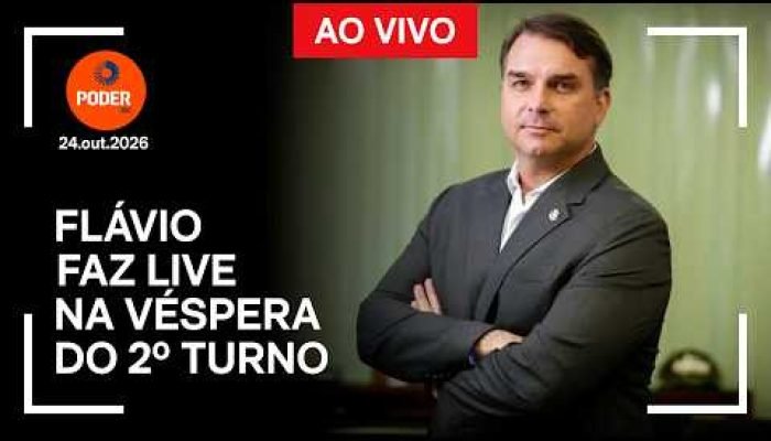 Flávio Bolsonaro realiza última live antes do segundo turno das eleições