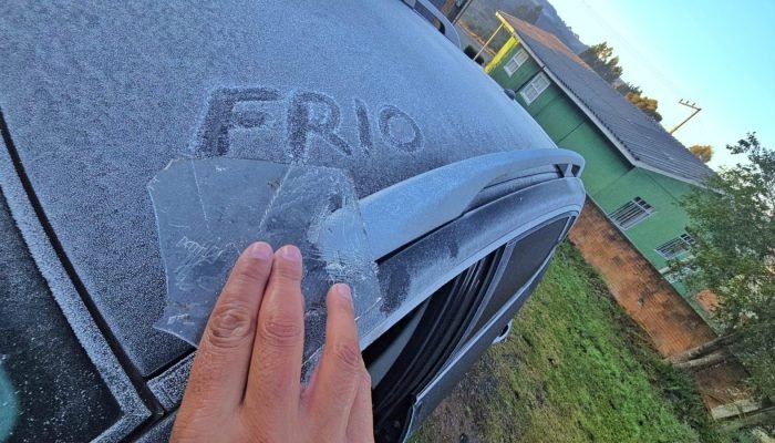 Frio intenso e geadas atingem o Rio Grande do Sul neste final de semana