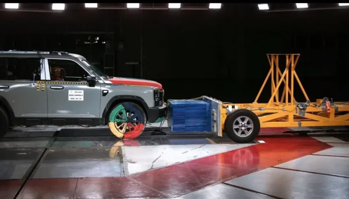 Haval H7 é submetido a teste de colisão antes de chegada ao Brasil
