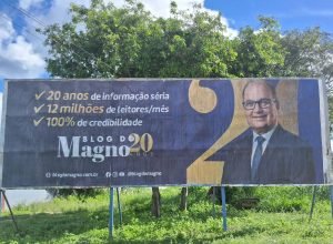 Blog do Magno celebra 20 anos com campanha de outdoors