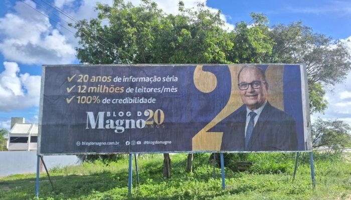 Blog do Magno celebra 20 anos com campanha de outdoors
