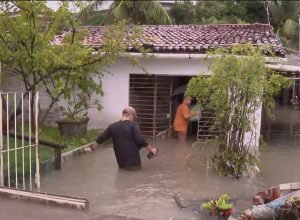 Chuva intensa no Recife causa mortes e paralisa atividades