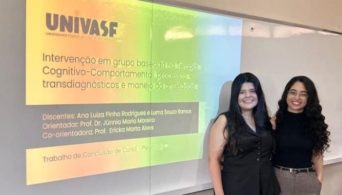Egressas da Univasf recebem prêmio por pesquisa inovadora em terapia cognitiva