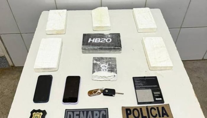 Ação conjunta apreende 6,5 kg de cocaína entre Petrolina e Juazeiro