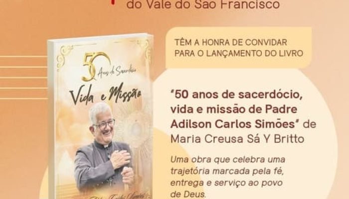 Livro destaca 50 anos de sacerdócio no Vale do São Francisco