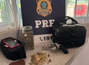 PRF apreende drogas e arma em operação na Bahia